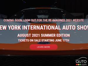 Il y aura un Salon de l’auto de New York cet été